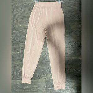 Express Blush Pink Elastic Waist Pants